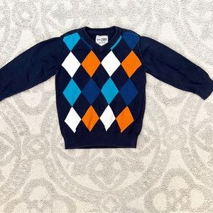 Boys Argyle Sweater